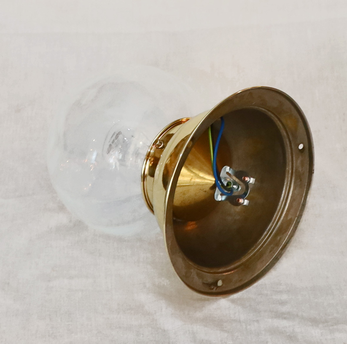 Jugendstil Deckenlampe Messing Lampe