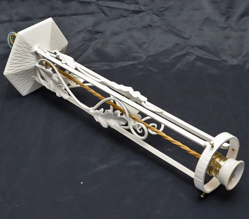 Jugendstil Lampe Haengelampe Leuchte weiss