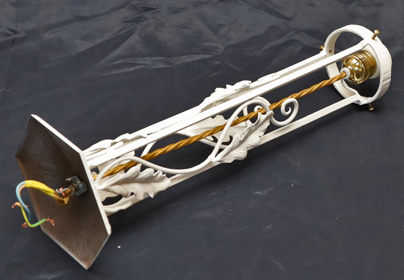 Jugendstil Lampe Haengelampe Leuchte weiss