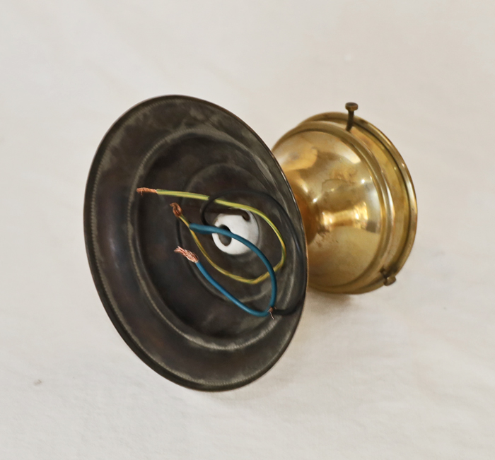 Jugendstil Art Deco Deckenlampe Messing