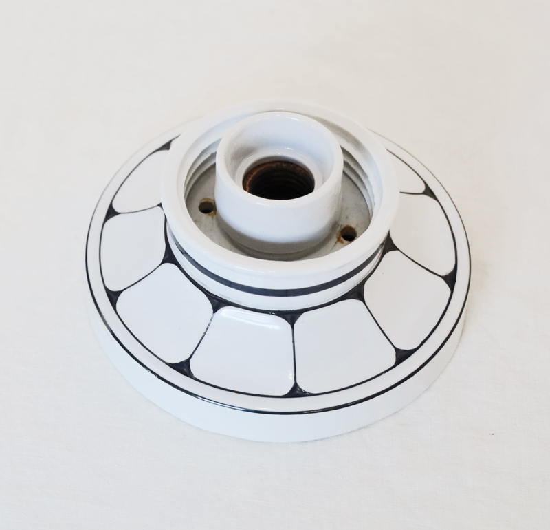 Jugendstil Keramik Lampe 