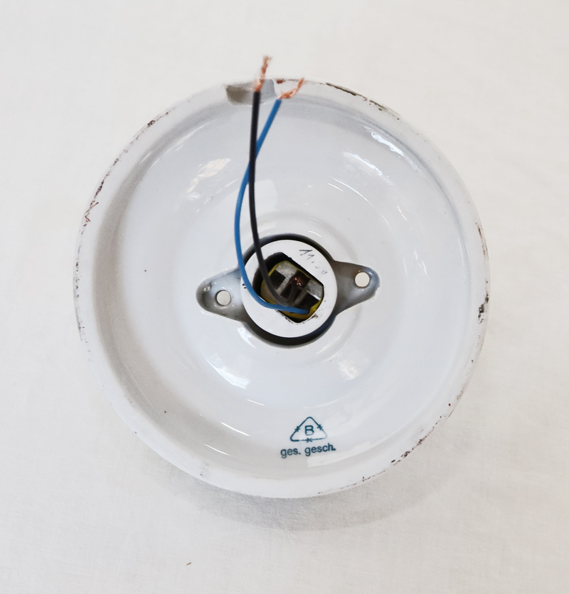 Jugendstil Keramik Lampe 