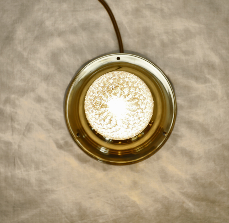 Jugendstil Art Deco Deckenlampe Messing Leuchte