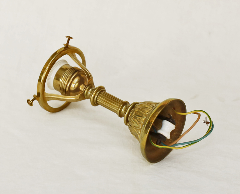 Jugendstil Art Deco Deckenlampe Messing