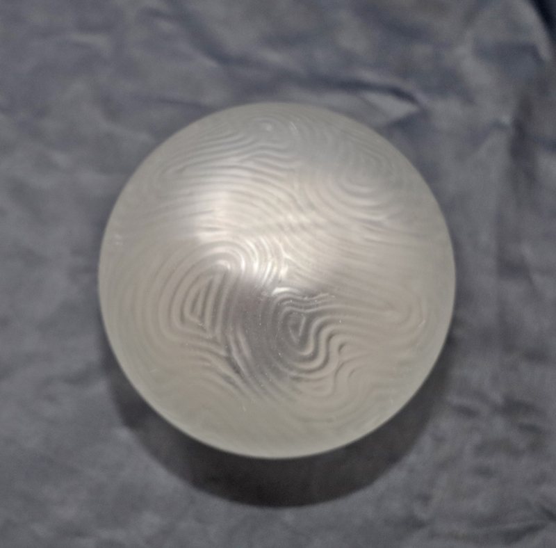 Jugendstil Art Deco Deckenlampe Messing Glasschirm