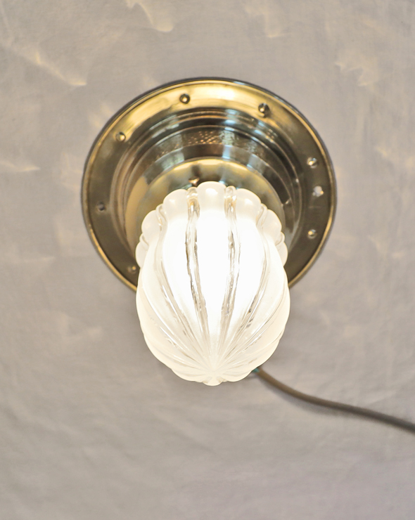 Jugendstil  Messing Deckenlampe Art Deco