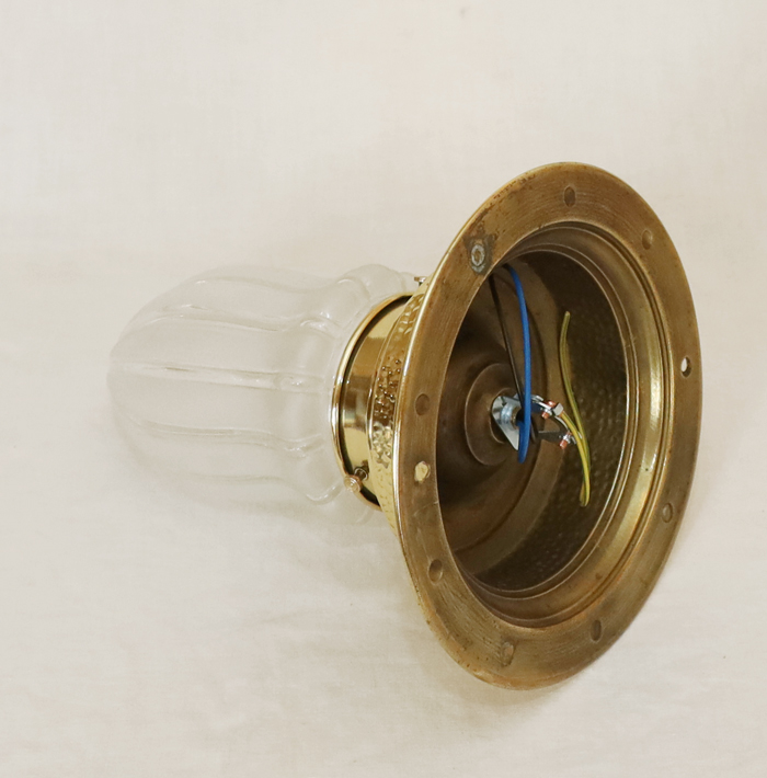 Jugendstil  Messing Deckenlampe Art Deco