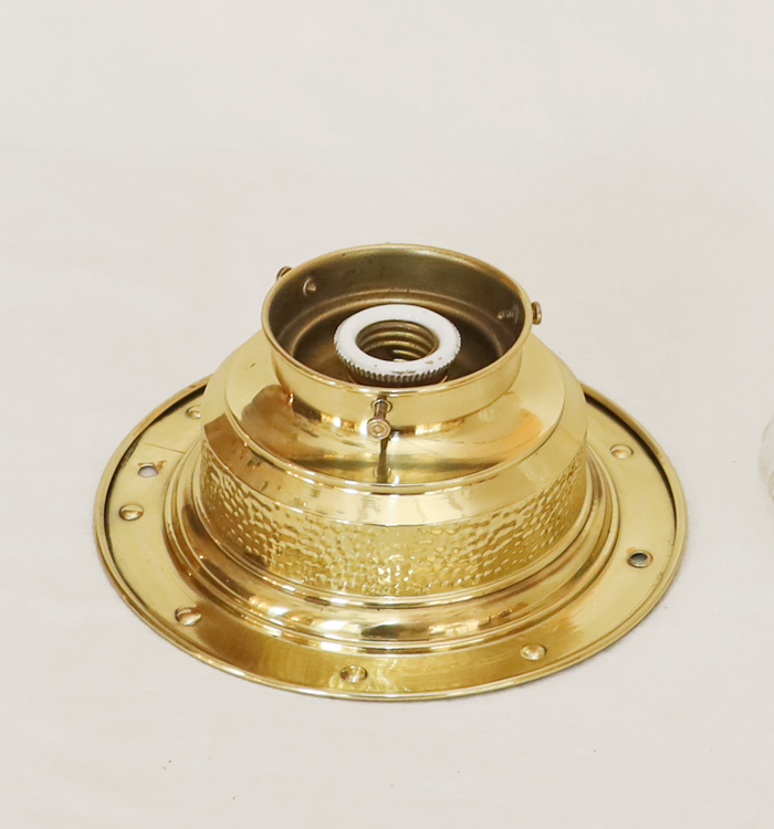 Jugendstil  Messing Deckenlampe Art Deco