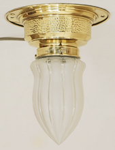 Jugendstil  Messing Deckenlampe Art Deco