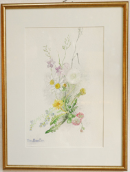 Stefanie von Trauttweiller Aquarell Blumenstilleben