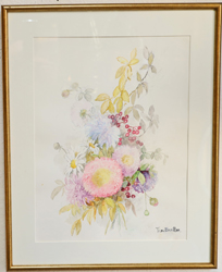 Stefanie von Trauttweiller Aquarell Blumenstilleben