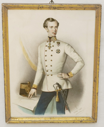 Kaiser Franz Joseph Lithogrphie Eduard Kaiser
