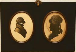 Biedermeier Silhouetten Portraets