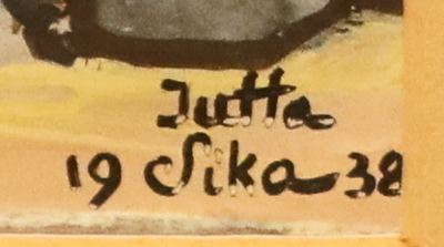 Sika Jutta Signatur Malerin Kunsthandwerkerin Zeichenlehrerin
