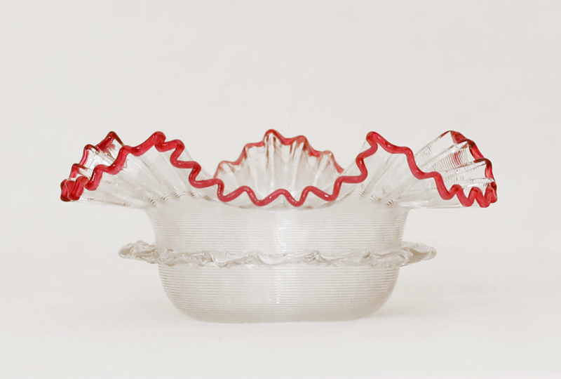 Jugendstil Zuckerschale Konfektschale Zuckerzange versilbert Glasschale