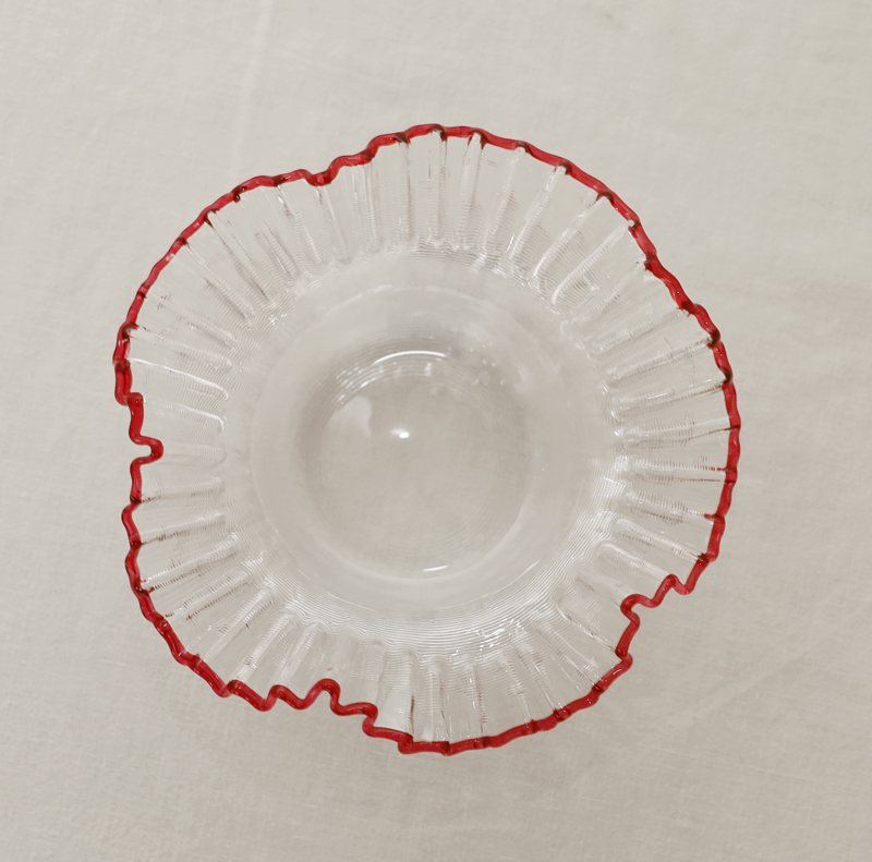 Jugendstil Zuckerschale Konfektschale Zuckerzange versilbert Glasschale