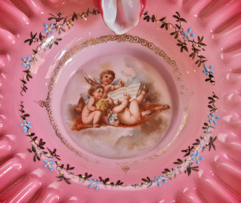 Jugendstil Glasschale Aufwarteschale