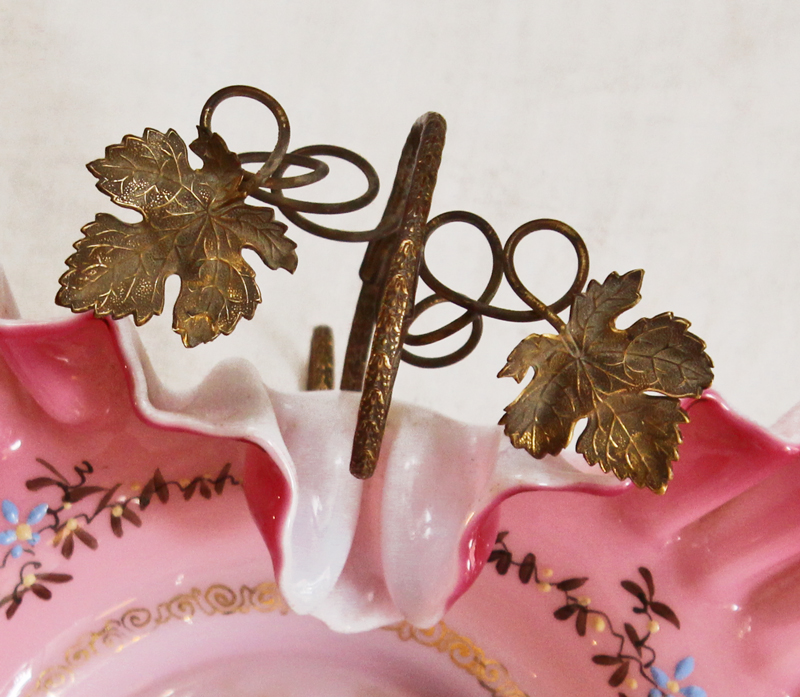 Jugendstil Glasschale Aufwarteschale