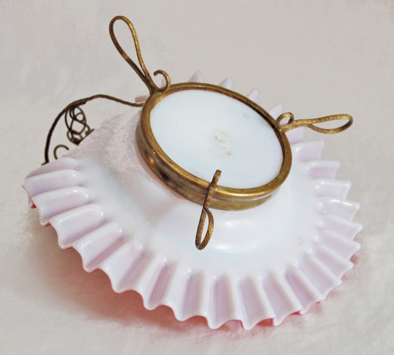 Jugendstil Glasschale Aufwarteschale