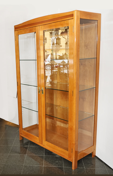 Jugendstil Vitrine Glasschrank Moebel