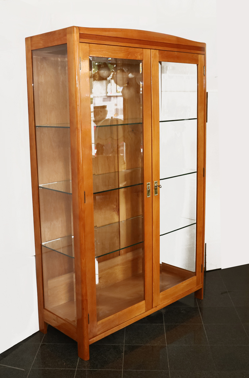 Jugendstil Vitrine Glasschrank Moebel