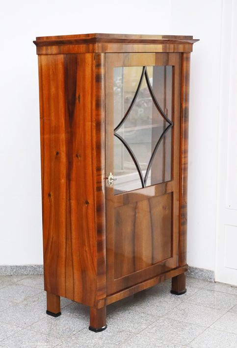 Biedermeier Glasschrank B&uuml;cherschrank