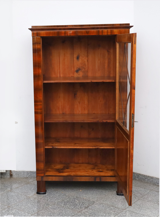 Biedermeier Glasschrank B&uuml;cherschrank