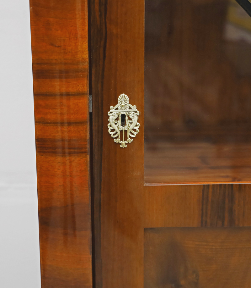 Biedermeier Glasschrank B&uuml;cherschrank