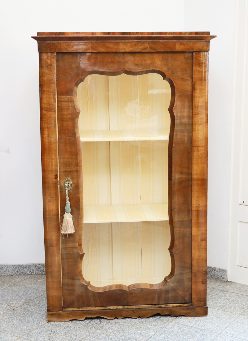 Biedermeier Glasschrank Vitine Moebel