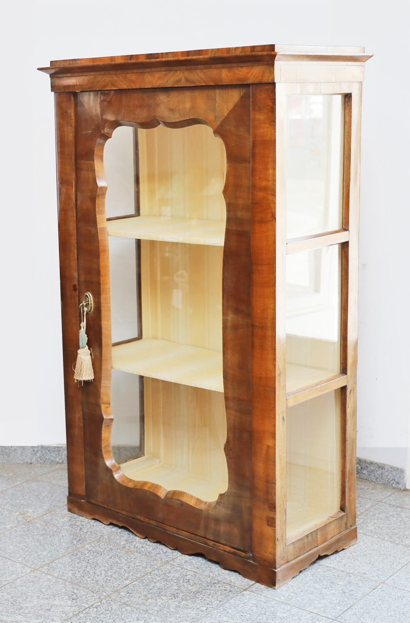 Biedermeier Glasschrank Vitine Moebel