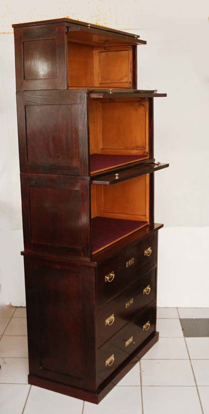 Amerikanischer Art Deco Buecherschrank Jugendstil