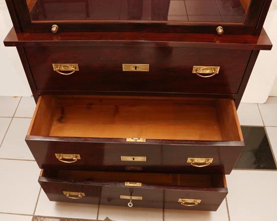 Amerikanischer Art Deco Buecherschrank Jugendstil