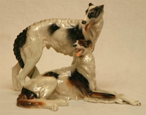 Keramos Tierkeramik Windhunde Keramik Hunde