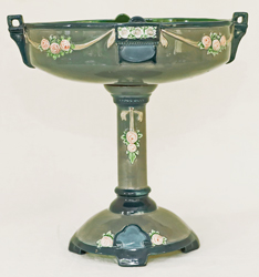 Jugendstil Keramik Tafelaufsatz Eichwald
