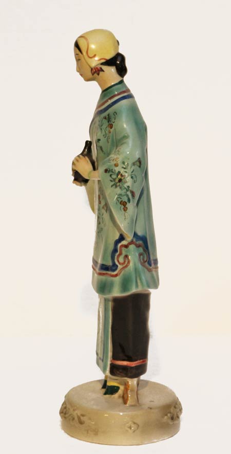 Goldscheider Keramik Figur Fine China USA Goldcrest