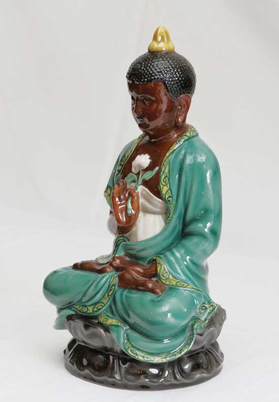 Keramos Figur Buddha Keramik Klieber