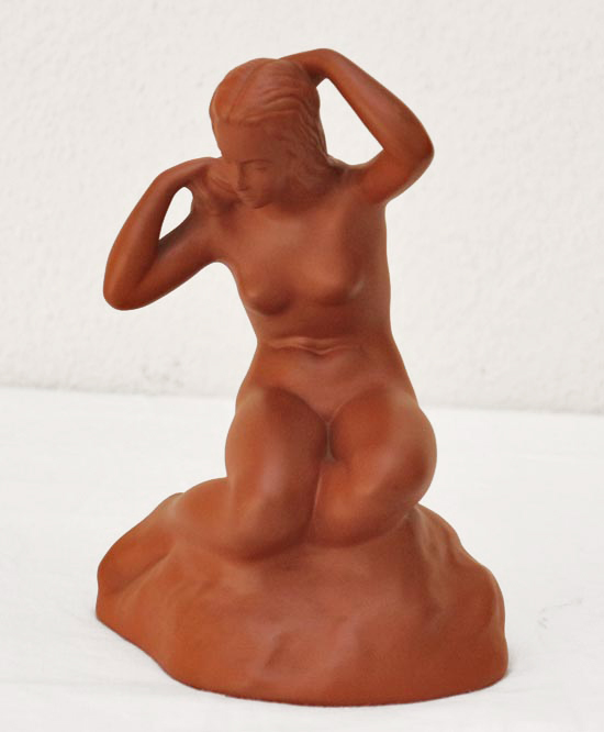Wormser Damenakt weiblicher Akt erotische Dame Keramik