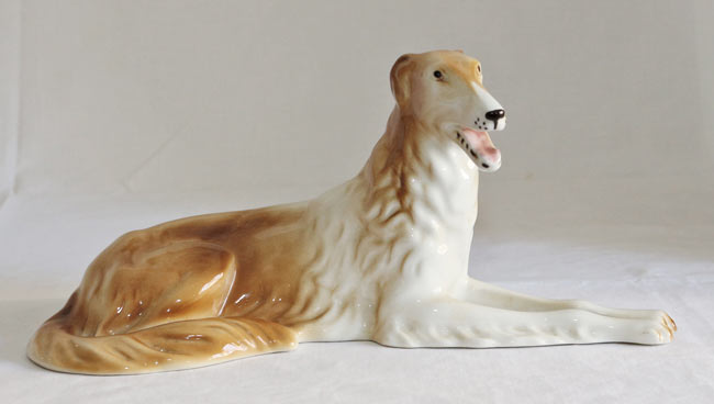 Tierkeramik Royal Dux Windhund