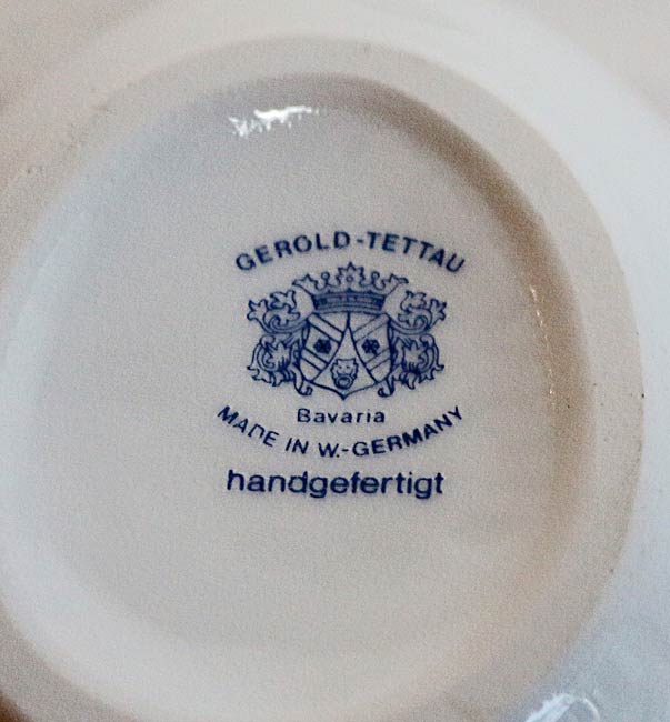 Gerold Tettau Pozellandose Eiform Vergissmeinnicht