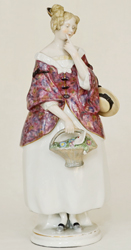 Karl Ens Porzellan Dame Art Deco