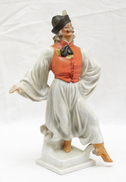 Herend Porzellan Figur ungarischer Taenzer