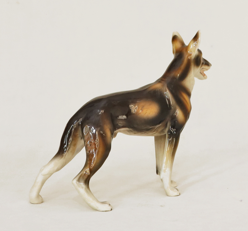 Keramos Tierkeramik Wolfshund Schaeferhund Eisenbeisser