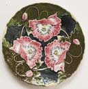 Schuetz Cilli Wandteller Keramik Zierteller Mohnblumen