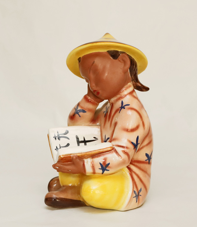 Gmundner Keramik Figur Chinesin Dakon