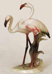 Keramos Tierkeramik Flamingos Chocholka