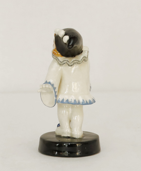 Jugendstil Keramik Figur Pierrette