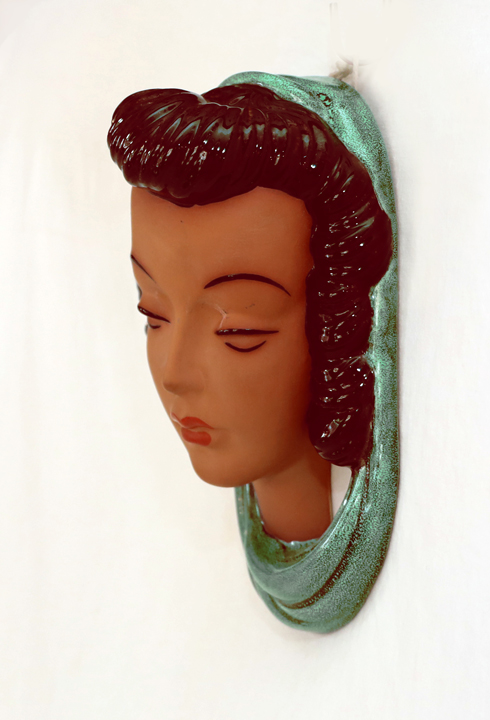 Keramik Wandmaske Kunstkeramik Prischl