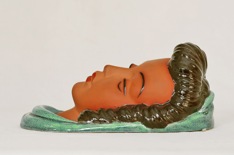 Keramik Wandmaske Kunstkeramik Prischl