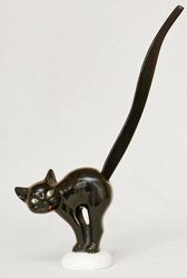 Goebel Hummel Porzellan Katze Brezelkatze Figur