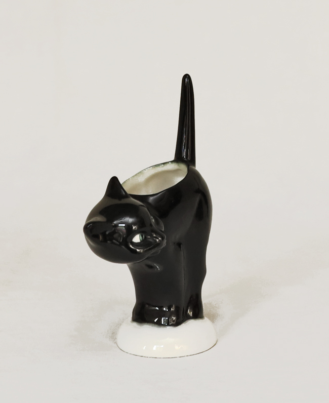 schwarze Goebel Hummel Porzellan Katze